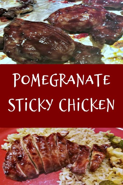 Sticky Pomegranate Chicken - Easy Weeknight Dinner Glaze For Chicken, Vegan Vegetable Recipes, Pomegranate Chicken, Chicken Recipe Easy, Sheet Pan Meals Chicken, Sticky Chicken, Fine Cooking, Duck Recipes, Easy Weeknight Dinner