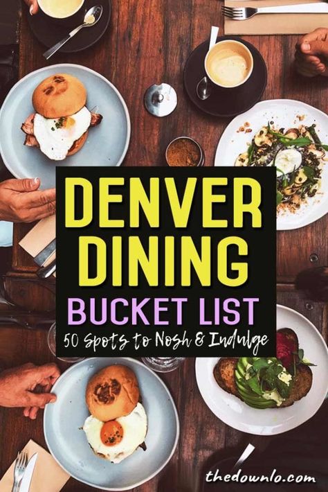 Best Restaurants In Denver Colorado, Brownies Truffles, Denver Activities, Denver Vacation, Food Bucket List, Travel Colorado, Colorado Food, Denver Food, Truffles Chocolate