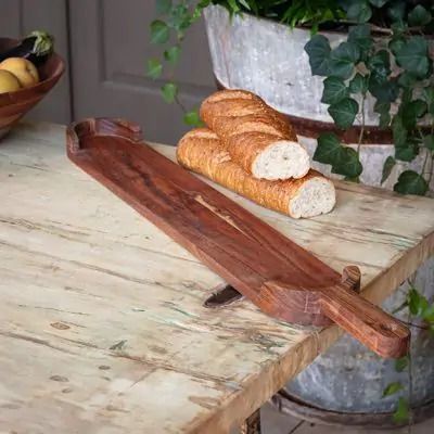 A COLLECTED SPACE | Shop Sales Events Antique Farmhouse Bread Boards Wooden, Farm Table Centerpiece, Outdoor Farm Table, Coastal Style Kitchen, Bread Boards, Bread Cheese, Fabulous Kitchens, Holly Branch, Cottage Christmas