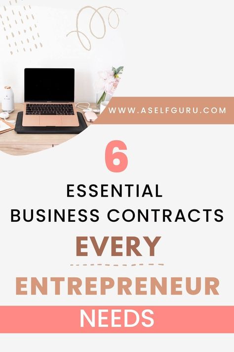 There are at least 6 types of business contracts every online entrepreneur needs. Plus use these legal templates from a lawyer to create them easily and start protecting your business legally. There are many forms of business contracts that you should be aware of that you may be required to sign from time to time. #businesscontracts #legalservice #agreement #legaldocuments #legaltemplates #lawyer #legalpages Monitize Blog, Legal Templates, Types Of Business, Working Online, Etsy Seo, Working Mom, Blog Tools, Contract Template, Female Entrepreneurs