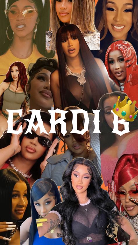 Cardi B Face, Phone Inspiration, Black Love Couples, Cute Rappers, Celebrity Wallpapers, Female Rappers, Best Rapper, Pretty Wallpapers Backgrounds, Cardi B