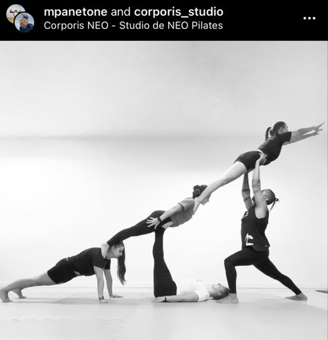 Acro Group Tricks, Group Acro Poses, 5 Person Yoga Poses, Dance Lifts Group, Acrobatic Poses, Dance Lifts, Group Yoga Poses, Human Video, 2 Person Stunts