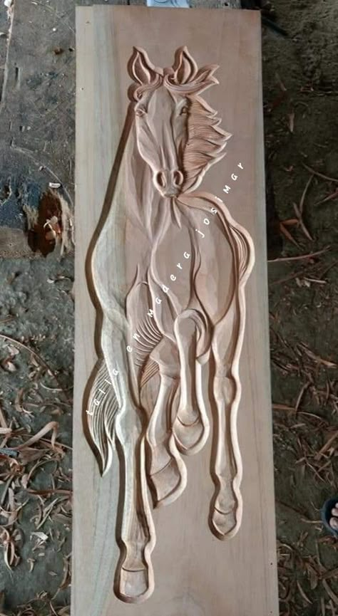 Ronnie Wood Art, Horse Carving, Wood Print Art, Wood Carving For Beginners, Stencils For Wood Signs, Scroll Saw Patterns Free, Door Design Images, Laser Engraved Ideas, Pyrography Art