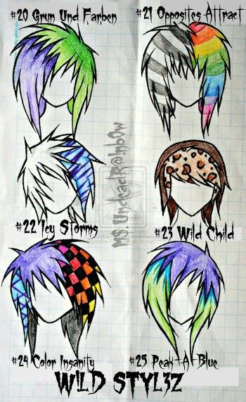 Goth Sketches, Emo And Scene, Scene Hairstyles, Scene Emo Art, Scene Kid Art, 2000s Art, Emo Scene Hair, Scene Drawing, Drawing Hair