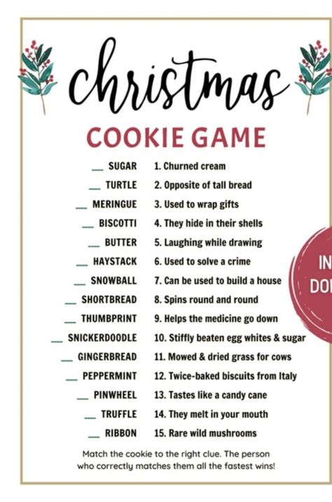 Cookie Exchange Party Ideas Games, Christmas Cookie Game, How To Host A Cookie Exchange Party, How To Do A Cookie Exchange Party, Cookie Exchange Games, Christmas Cookie Exchange Party Ideas, Holiday Cookie Exchange Party, Christmas Party Games Frugalcouponliving - Ashley Langston, Christmas Cookie Bars