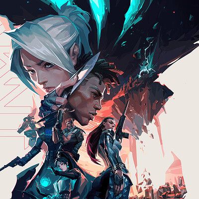 ArtStation - Suke ∷ Valorant Pfp, Key Art, 캐릭터 드로잉, Keys Art, Riot Games, Game Concept Art, Gaming Wallpapers, Video Game Art, Mobile Wallpaper