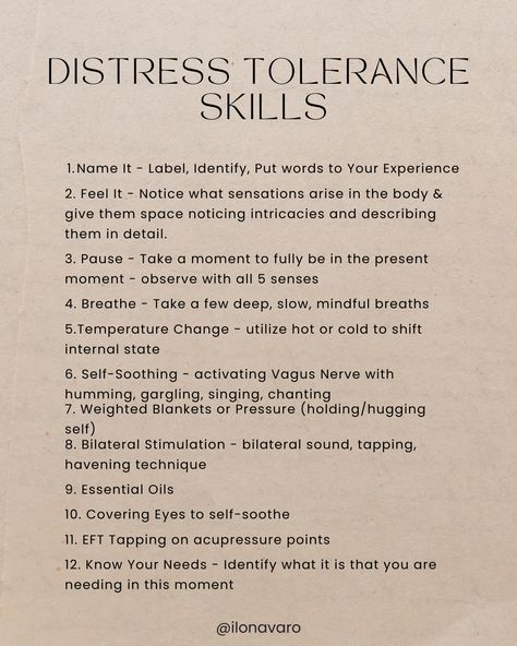 Distress Tolerance Activities, Tolerance Activities, Distress Tolerance Worksheets, Distress Tolerance Skills, Life Audit, Spiritual Counseling, Spiritual Grounding, Distress Tolerance, Dbt Skills