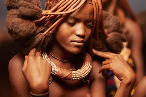 Himba by Adam Koziol at Coroflot.com Himba Girl, African Civilization, Himba People, Africa Tribes, Women In Africa, Mursi Tribe, Black Fact, Black Indians, African People