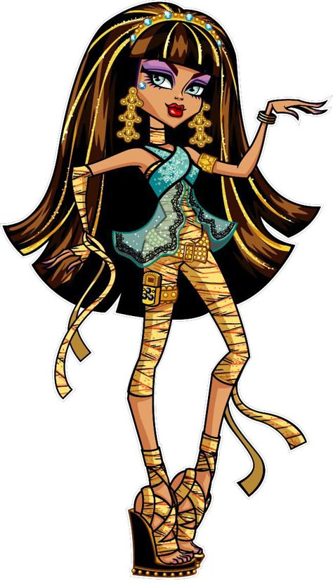 Signature Cleo de Nile (Vector) by FigyaLova.deviantart.com on @DeviantArt Monster High Wiki, Monster High Halloween, Monster High Cosplay, Monster High Costume, Monster High Birthday Party, Arte Monster High, Monster High Pictures, Monster High Party, Moster High