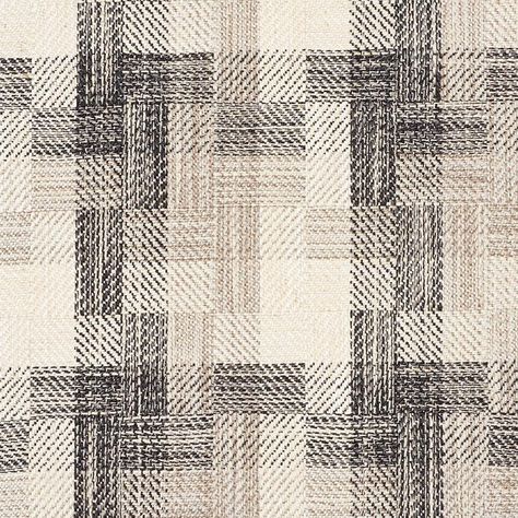 Boro Plaid - Charcoal Fabrics | Schumacher Fabric Texture Pattern, Fabric Paint Diy, Seersucker Shirt, Smen, Schumacher Fabric, Fabric Textures, Weave Fabric, 3d Texture, Plaid Fabric