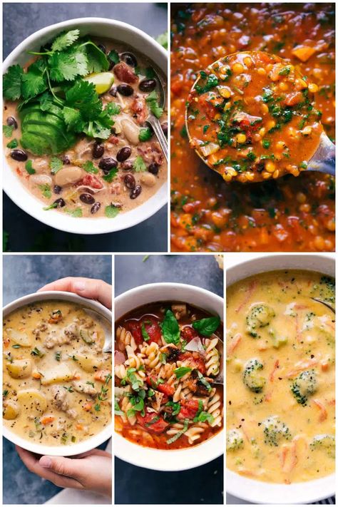 30 Best Soup Recipes - Chelsea's Messy Apron Lentil Chicken Soup, Lentil Soup With Chicken, Chicken Soup With Lentils, Modern Proper Creamy Chicken Soup, Chicken Quinoa Soup, Chicken Leek And Rice Soup Smitten Kitchen, Creamy Soup Recipes, Quinoa Soup, Chicken Corn Chowder