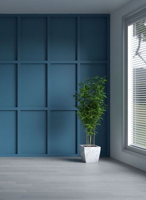 Office Blue Accent Wall, Deep Blue Wall Paint, Blue Wood Accent Wall, Charcoal Blue Accent Wall, Baby Blue Accent Wall, Blue Office Walls, Bright Blue Accent Wall, Blue Accent Wall Office, Royal Blue Accent Wall