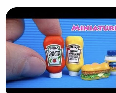 Diy Mouse, Miniature Food Tutorials, Lego Friends Sets, Anna Olson, Diy Miniatures, Barbie Miniatures, Barbie Food, Kids Clay, Dollhouse Miniature Tutorials