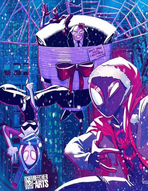 Spiderman Christmas, Ultimate Marvel, Man Spider, Comic Book Collection, Black Spiderman, Spiderman Spider, Harry Potter Comics, Marvel Spiderman Art, Black Spider