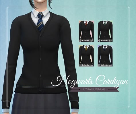 I know these have been done before, but being the perfectionist I am I wasn’t entirely pleased with the other versions available, so I’ve decided to make my own. 4 colors Maxis match Male & female... Sims 4 Cc Hogwarts Clothes, Hogwarts Uniform Sims 4 Cc, Sims 4 Cc Harry Potter Uniform, Sims 4 Cc Slytherin, Hogwarts Legacy Mods, Harry Potter Yule Ball Dresses, Sims 4 Harry Potter, Maxis Match Male, Sims School