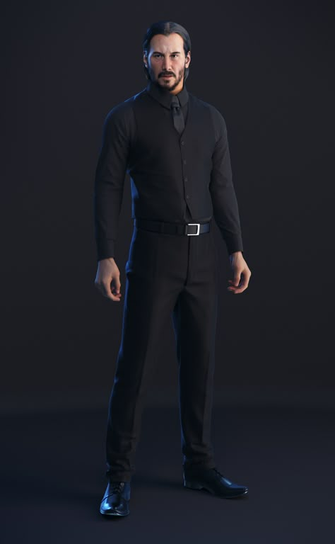 ArtStation - John Wick Updated, Ismael Ramos Baba Jaga, John Wick Movie, Keanu Reeves John Wick, Black Suit Men, Designer Suits For Men, Baba Yaga, Suit Men, Fashion Suits For Men, Wedding Suits Men