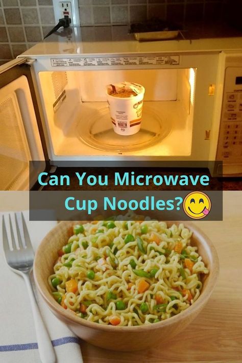 #Noodles are traditionally #cooked in boiling #water, but if you read the directions on a #package of instant ramen it may say to add it to hot water and #microwave. How To Make Noodles In The Microwave, Ramen Noodles In Thermos, How To Make Cup Of Noodles Better, Cup Noodles Hacks, Cup Of Noodles Hacks Ramen Recipes, How To Cook Ramen, Cooking Ramen, Cup Ramen, How To Dr