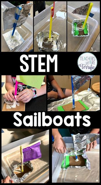 STEM Challenge: Build a sailboat that will float and travel with the wind! Classroom Decorations Preschool, Colonial Activities, Homeschooling Science, Decimal Numbers, Technology Lesson, Makerspace Library, Stem Club, Brownie Scouts, Science Classroom Decorations