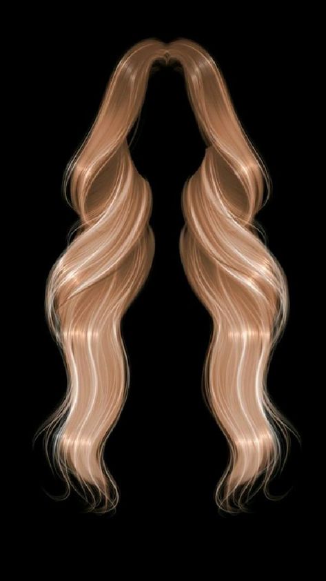 Hair For Ibis Paint, Skin Colour Pallete, Hair Ibis Paint, Hair Illustration, Hair Sketch, Skin Colour, Digital Art Beginner, Hair Png, Sims Hair