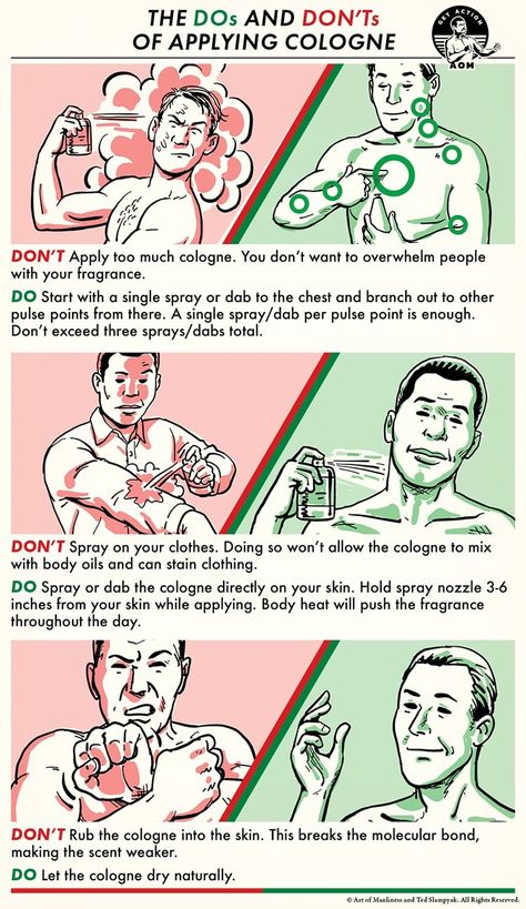 The Dos and Don’ts of Applying Cologne Where To Put Cologne, How To Make Hands More Masculine, How To Wear Perfume For Men, Life Hacks For Men, How To Apply Cologne Men, Mens Self Improvement, Tips For Men, Men’s Grooming, Guy Tips