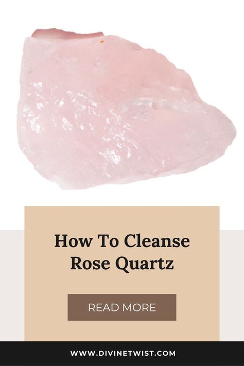 Revitalize the essence of love with our guide on how to cleanse Rose Quartz at Divine Twist. Explore gentle methods to clear and recharge this powerful crystal, ensuring its energy remains pure and resonant. Elevate your Rose Quartz experience with Divine Twist's expert care tips.#CleanseRoseQuartz #CrystalCare #LoveEnergy Cleanse Rose Quartz, Types Of Sage, Burning Sage, Love Energy, Pure Love, Power Crystals, Energy Field, Rose Quartz Crystal, Healing Powers