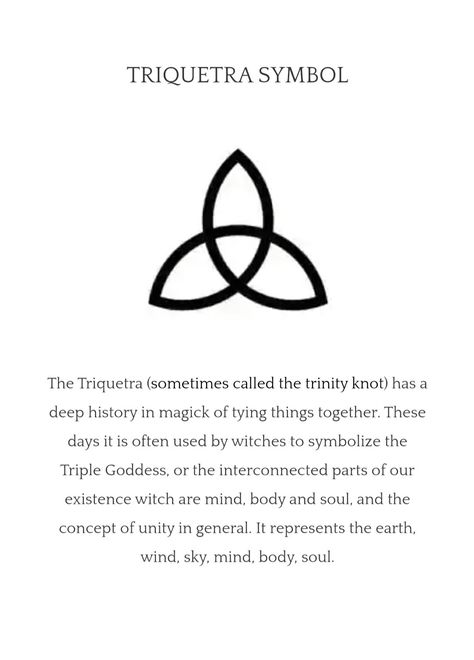 Triquetra Tattoo Meaning, The Witches Knot Tattoo, Protection Tattoos For Women Spiritual, Witches Knot Meaning, Witchy Tattoo Ideas Witchcraft, Transcendence Tattoo, Protection Tattoo Ideas, Witches Knot Tattoo, Triquetra Meaning