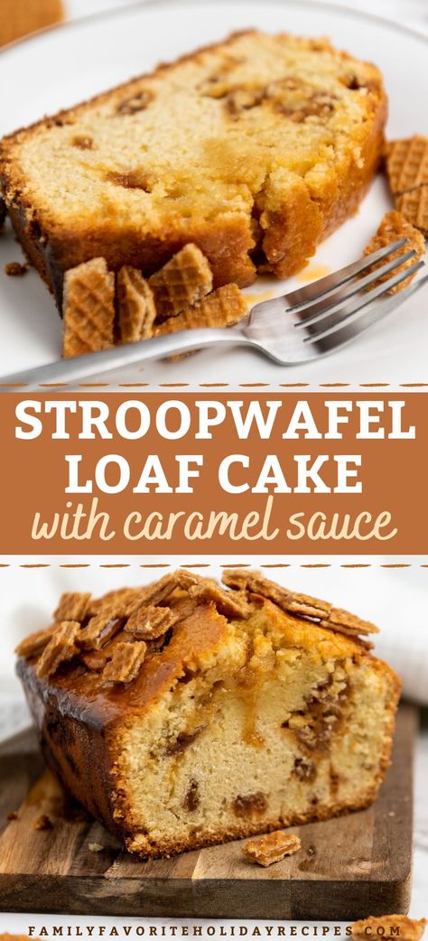 If you've ever had stroopwafels, you know how delicious they are. But have you ever made dessert with them? This stroopwafel cake is amazing! Topped with caramel sauce and chopped stroopwafels, it's a holiday dessert that's sure to become a new tradition. Dutch Stroopwafel Recipe, Homemade Stroopwafels, Stroopwafel Cake, Unusual Desserts, Stroopwafel Recipe, Dutch Cake, Waffle Cakes, Dutch Desserts, Dutch Treats