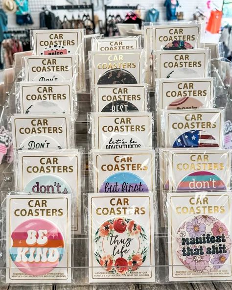 Over 35 Car Coaster designs are IN STOCK!!! Finally 😉 ⚡ https://www.stbboutique.com/collections/car-coasters FREE Shipping On Orders Over $100 ✰Shop is OPEN Tues-Fri 10-6 & Sat 10-4✰ Car Coaster Designs, Sublimation Car Coasters Designs Free, Sublimation Car Coasters Designs, Car Cup Coasters, Sublimated Car Coasters, Coaster Design, Car Coasters, Free Shipping, Coasters