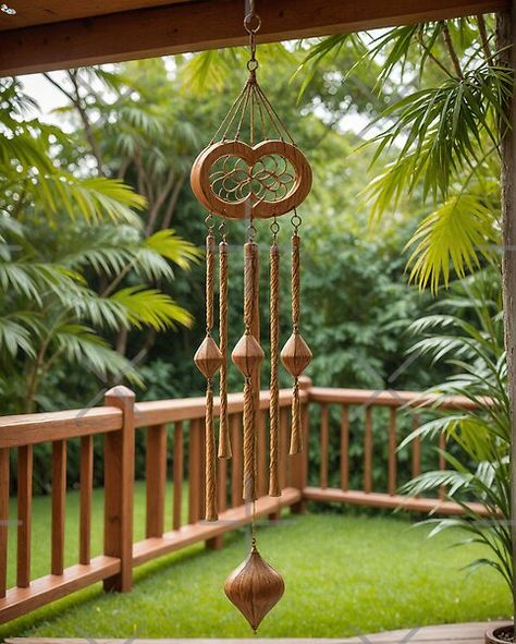 Wind chimes in the back yard. by ArtByDLynn | Redbubble Dragonflies, Wind Chimes, The Back, Butterflies, Yard, Flowers, Nature