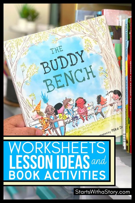 Patty Brozo’s The Buddy Bench is a great mentor text for teaching rhyme, author’s purpose, making connections, inclusion and friendship to elementary students in 1st, 2nd and 3rd grade. This Clutter-Free Classroom post shares quick and easy reading lesson ideas, read aloud teaching tips and resource recommendations that include printable worksheets and activities. Simply pair this picture book with the book companion and an anchor chart to deliver fun and engaging lessons! Learn more here! Buddy Bench, Interactive Read Aloud Lessons, Social Emotional Learning Lessons, Reading Buddies, Clutter Free Classroom, Read Aloud Activities, Writing Lesson Plans, Interactive Read Aloud, Guided Reading Levels