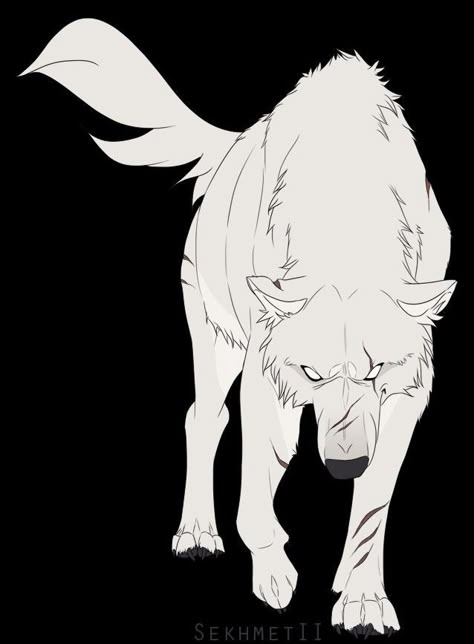 Big Wolf Drawing, Wolf Art Poses, Angry Wolf Drawing, Wolf Angry, Angry Drawing, Wolf Base, Wolf Drawings, Wolf Poses, White Fang