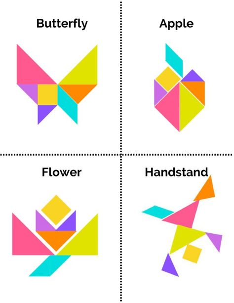 Tangrams Printable Tangram Printable, Tangram Activities, Tangram Patterns, Spatial Reasoning, Apple Flowers, Pattern Tiles, Lace Jewelry, Tile Patterns, Geometry