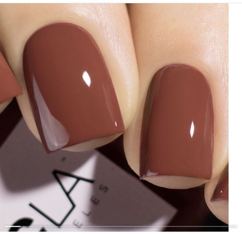 Burnt Orange Nail Color, Burnt Orange Toe Nails, Burnt Sienna Nails, Psl Nails, Rust Nail Color, Burnt Red Nails, Fall Nails Orange Brown, Rusty Orange Nails, Deep Orange Nails