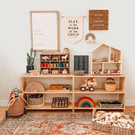 Toddler Playroom Ideas You Won't Want to Miss - Tales of a Messy Mom Toddler Playroom Ideas, Baby Playroom, Montessori Playroom, Montessori Room, Toddler Playroom, Kids Playroom Decor, Playroom Design, Kids Room Inspiration, Toddler Rooms