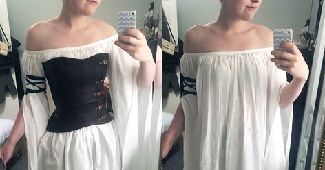 Art by Ariana Orner Hi guys! In this tutorial I'm going to be guiding you through how I made my chemise for Jester. It's a very... Critical Role Cosplay, Geeky Clothes, Cosplay Cute, Cosplay Tutorial, Medieval Dress, Cosplay Dress, Critical Role, Historical Fashion, Suits For Women