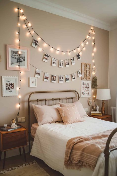 A bedroom picture wall can add warmth, personality, and charm to your space. Discover 39 photo wall ideas that will help you design a display that feels both personal and aesthetically pleasing. Tap to explore endless inspiration and start your gallery wall today! Decorate With Photos, Bedroom Picture Wall, Picture Wall Bedroom, Photo Wall Ideas, How To Craft, Tell Your Story, Crafts Beautiful, Wall Decor Ideas, Modern Minimalism