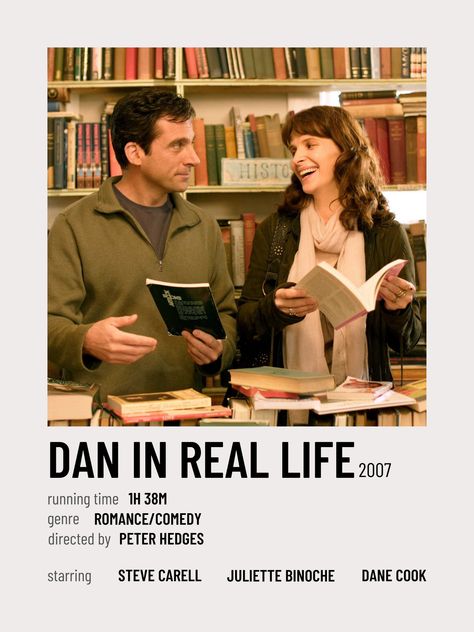 Dan In Real Life, The Fall Movie, Life Movie, Girly Movies, Avatar Picture, Film Poster Design, Romance Comedy, Steve Carell, Life Poster