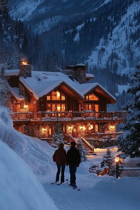 Cozy up in a luxurious chalet in Aspen. Enjoy skiing, snowboarding, and romantic nights by the fire in this winter wonderland. ❄🔥⛷ #AspenRomance #WinterGetaway #CouplesRetreat Romantic Snow, Romantic Nights, Ali Hazelwood, Swiss Chalet, Luxury Ski Chalet, Winter Cabin, Ski Chalet, Winter Getaway, Romantic Night