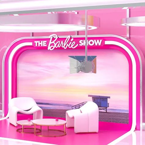 Barbie Set Design, Barbie Vanity, Barbie Decorations, Interactive Exhibit, Barbie Store, Interior Design Exhibition, Barbie Land, Barbie Event, Event Booth Design