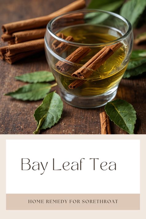 Bay Leaf Tea

Steep 2 pieces of bay leaves in a cup of hot water for 3 minutes. 

Cinnamon (optional)
Sweetener (optional)

Bay leaf tea is used to treat stomachaches, clear up mucus in the lungs, colds, and sore throat

#homeremedy #sorethroat #bayleaftea #healthy Bay Leaf Tea Recipes, Bay Leaf Ritual, Autumn Hibiscus Cider, Strawberry Leaf Tea, Bay Leaf Tea, Stomach Ache, Sore Throat, Bay Leaves, Steeped Tea