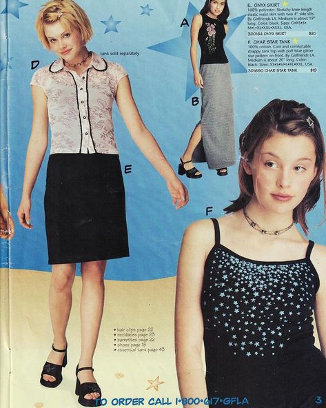 We Don’t Wanna Grow Up Podcast | Girlfriends L.A. Summer 1999 Catalog (Part 1) | Instagram 1999 Fashion Outfits, 2000s Catalog Fashion, 90s Catalog Fashion, 90s Delias Catalog, 1999 Catalog, Delias 90s Catalog, 2000s Catalog, 1990s Fashion Women, Delias Catalog