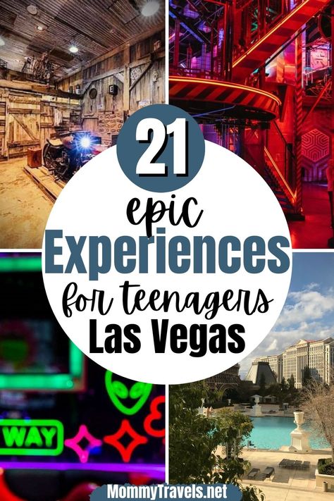 Activities for Teenagers in Las Vegas Family Fun In Las Vegas, Las Vegas For Families, Things To Do In Vegas With Teens, Las Vegas With Teenagers, Vegas With Teenagers, Vegas With Teens, Las Vegas For Kids, Vegas Family Vacation, Las Vegas Road Trip