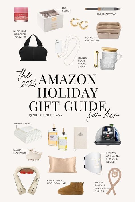 Amazon Holiday Gift Guide for her, Amazon gifts for her, Amazon gift ideas for women Top Amazon Gifts, Gift Guide Women’s, Must Have Christmas Gifts For Women, Amazon Must Haves For Moms, Gifts For Her Under $100, Mom Friend Gift Ideas, Homebody Gifts For Women, Christmas Presents Ideas For Mom, Cozy Christmas Gifts For Women