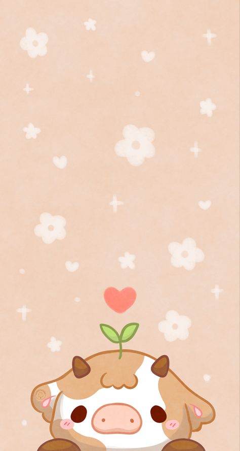 Whats Wallpaper, Cow Wallpaper, Cocoppa Wallpaper, Wallpaper Collage, Back Ground, Cute Simple Wallpapers, Cute Doodles Drawings, Cute Kawaii Drawings, Cute Doodle Art