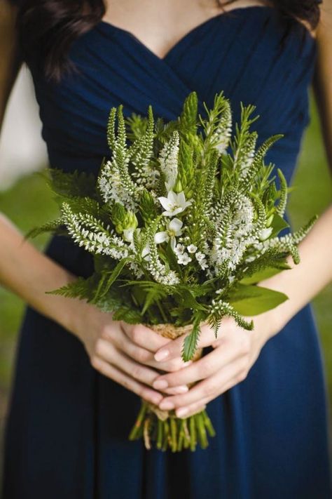 Rustic Romance Wedding, Greenery Wedding Bouquet, Traditional Bride, Green Bridesmaid, Infinity Dress, Dress Wrap, Dress Flower, Woodland Wedding, Forest Wedding