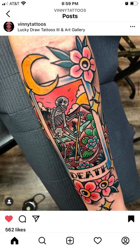 Tarot Card Tattoo Traditional, Card Tattoo Traditional, Portal Tattoo, Colour Tattoo For Women, Colour Tattoo, Tarot Card Tattoo, Woodstock Ga, Tattoo Traditional, Card Tattoo