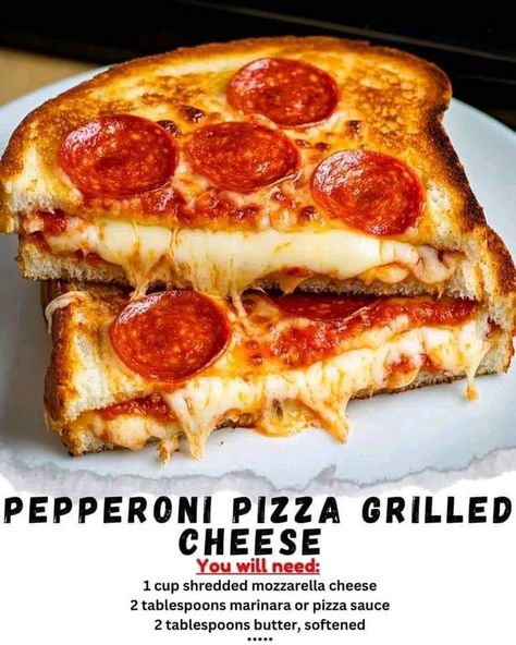 Paula Deen family Kitchen | Pepperoni Pizza Grilled Cheese | Facebook Pizza Grilled Cheese Recipes, Pork Stew Recipes, Perfect Grilled Cheese, Pizza Grilled Cheese, Pizza Flavors, Grilled Cheese Recipes, Grandmas Recipes, Grilled Cheese Sandwich, Cheese Sandwiches