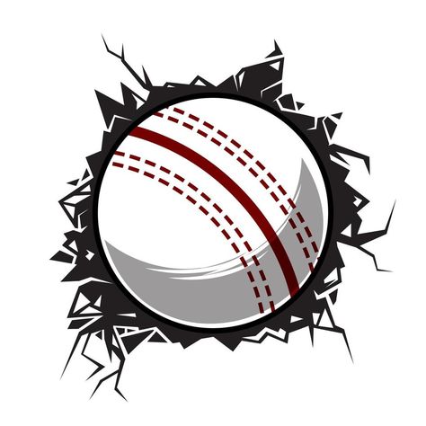 cricket ball cracked wall. cricket club graphic design logos or icons. vector illustration. Club Graphic Design, Ball Vector, Cricket Ball, Retro Logo Design, Cracked Wall, Cricket Balls, Cricket Club, Design Logos, Retro Logo