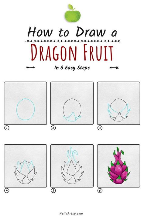 How to Draw Dragon Fruit Drawings step by step for kids #drawingsstepbystepforkids Drawing ideas #drawingideas Drawing ideas for kids #drawingideasforkids 6.787 Dragon Fruit Drawing Pencil, Dragon Fruit Drawing, Dragon Fruit Dragon, Draw Fruit, Drawing Fruits, Fruit Drawings, Christmas Drawings For Kids, Easy Fish Drawing, Diy Resin Flowers