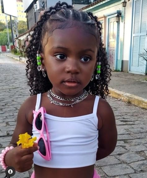 Black Children Hairstyles, Cabello Afro Natural, Kids Curly Hairstyles, Mixed Kids, Hairstyles For School, Black Kids, Baby Fever, Cute Black